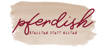 Pferdish Logo mit Schriftzug Markenname pferdish