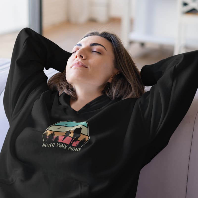 Never walk alone - Damenhoodie