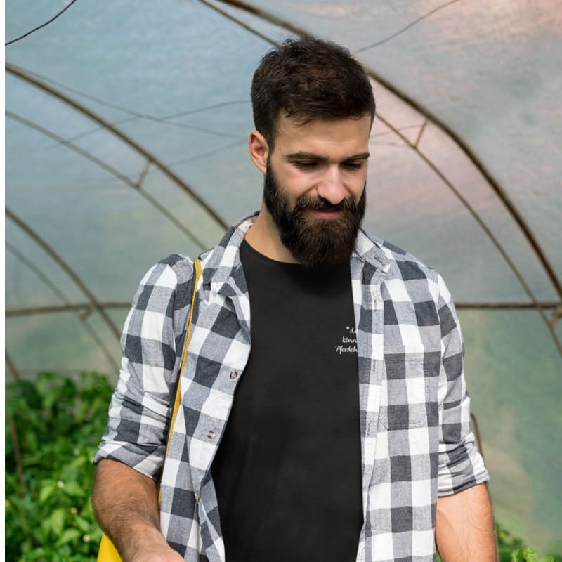 Spuren von Pferdehaaren - Herrenshirt