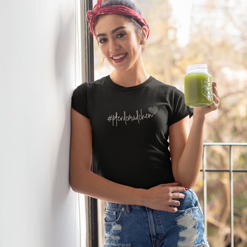 #pferdemädchen - Damenshirt