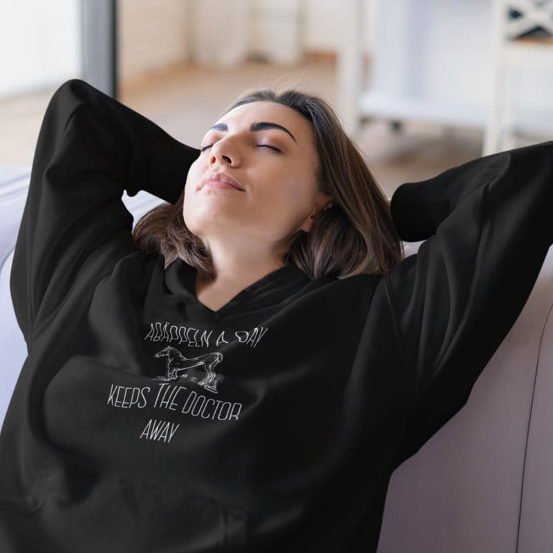 Apäppeln a day keeps the doctor away - Damenhoodie