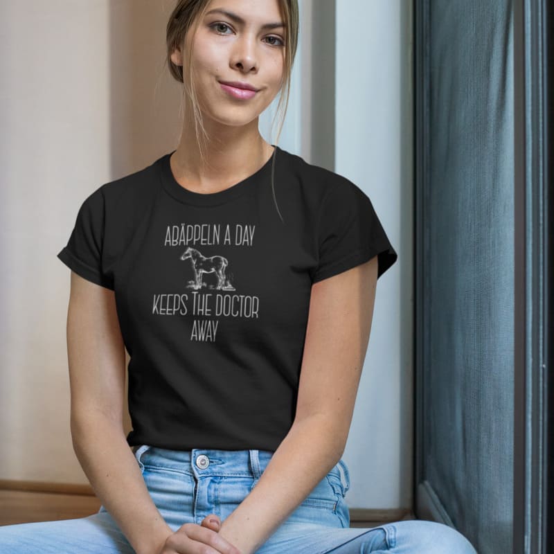 Apäppeln a day keeps the doctor away - Damenshirt