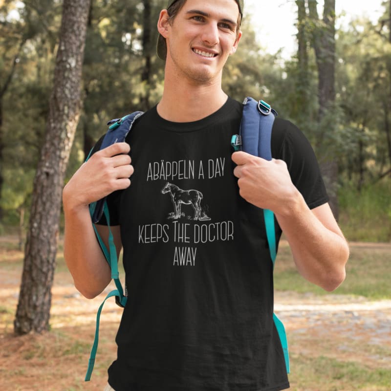 Apäppeln a day keeps the doctor away - Herrenshirt