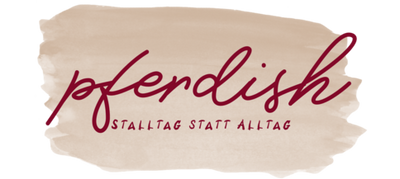 Pferdish Logo mit Schriftzug Markenname pferdish