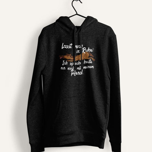 Lasst mich! Ich spreche heute nur noch mit meinem Pferd - Herrenhoodie