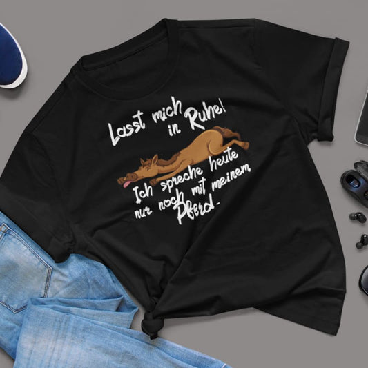 Lasst mich! Spreche nur mit meinem Pferd - Herrenshirt