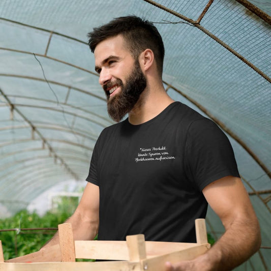 Spuren von Pferdehaaren - Herrenshirt