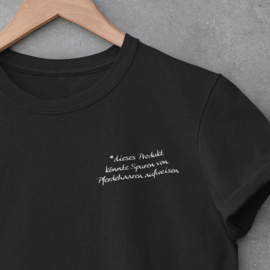 Spuren von Pferdehaaren - Herrenshirt