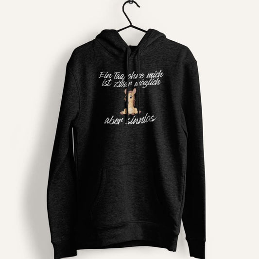 Ein Tag ohne mich ist zwar möglich, aber Sinnlos - Herrenhoodie