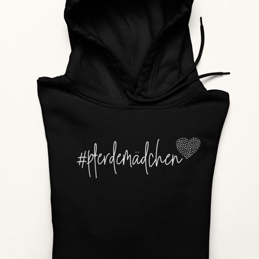 #pferdemädchen - Damenhoodie