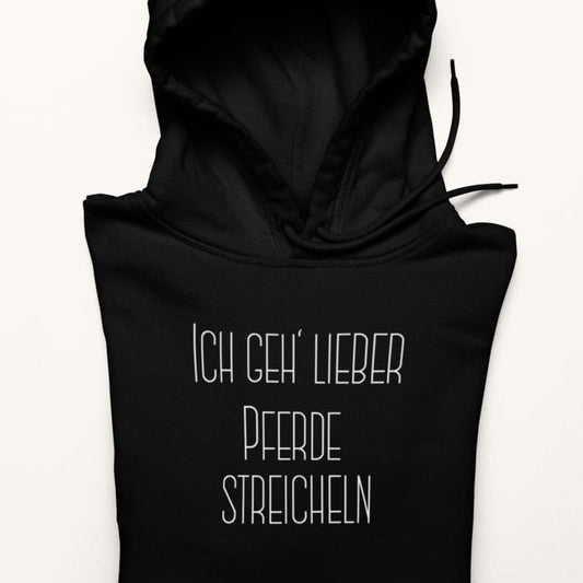 Ich geh' lieber Pferde streicheln - Damenhoodie