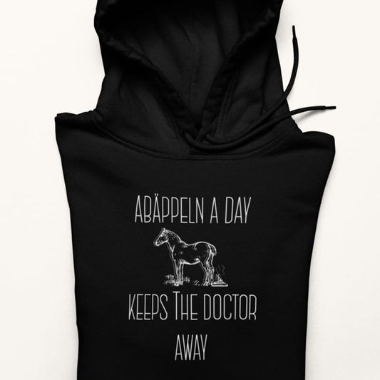 Apäppeln a day keeps the doctor away - Damenhoodie