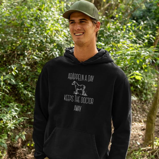 Apäppeln a day keeps the doctor away - Herrenhoodie