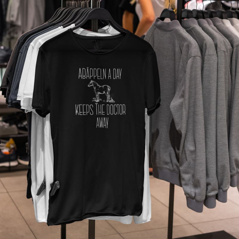 Apäppeln a day keeps the doctor away - Damenshirt