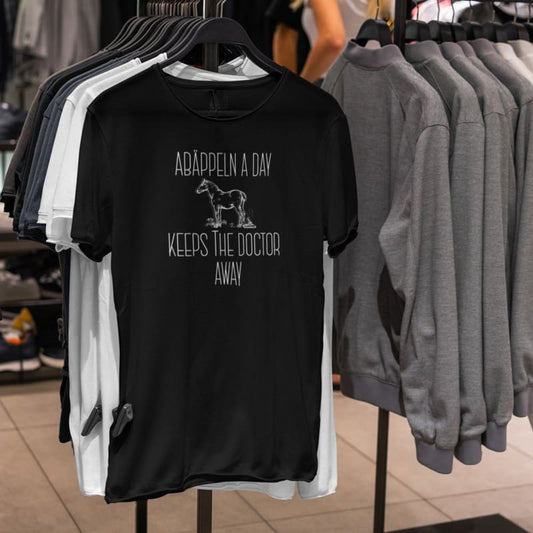 Apäppeln a day keeps the doctor away - Herrenshirt